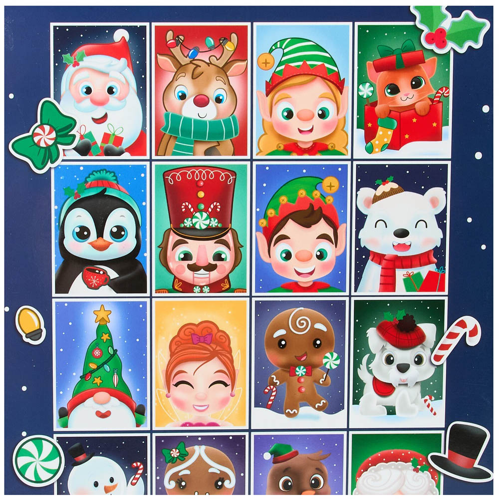 Christmas Edition Make a Face Sticker Book Image 2