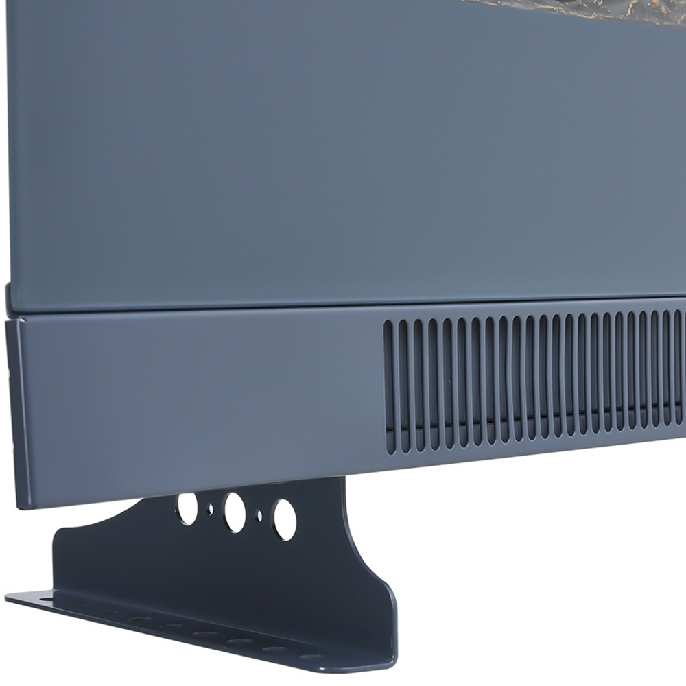 Living and Home 9 Flame Colour Grey Mounted or Inset Electric Fireplace with Legs 60 inch Image 6