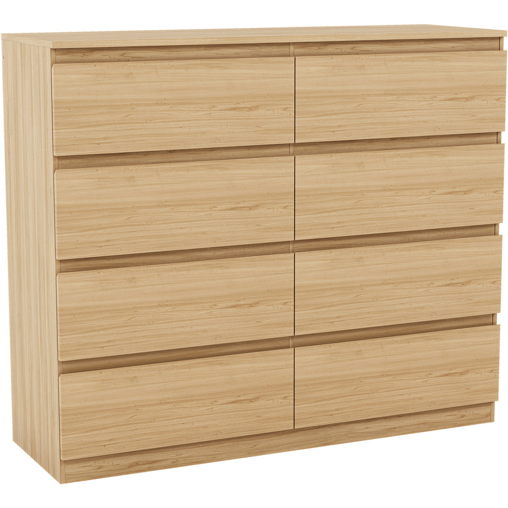 VIDA DESIGNS Denver 8 Drawer Pine Chest of Drawers Image 2