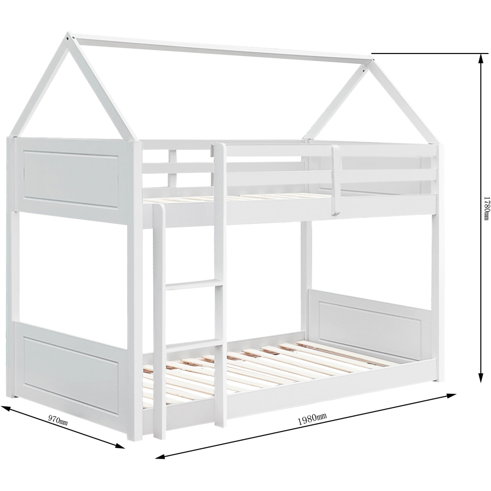 Brooklyn Single Natural House Style Bunk Bed Image 4