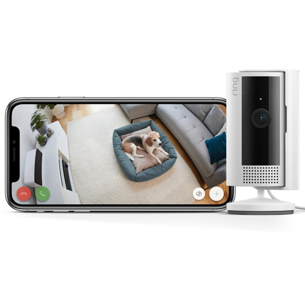 Ring White 2nd Generatio Smart Security Indoor Camera with Wi-Fi Image 2