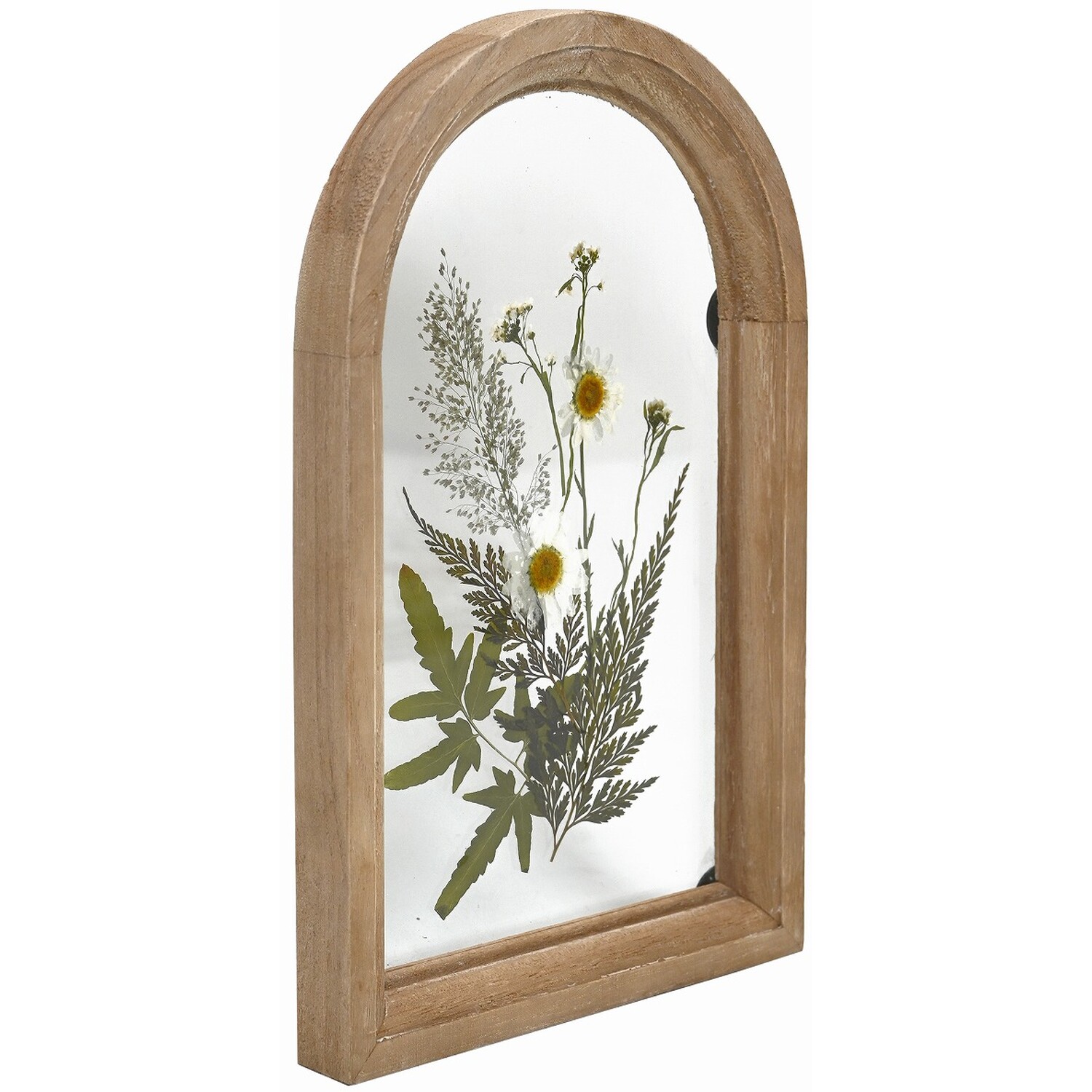 Botanical Dried Flowers Arch Wall Art - Wood Image 5