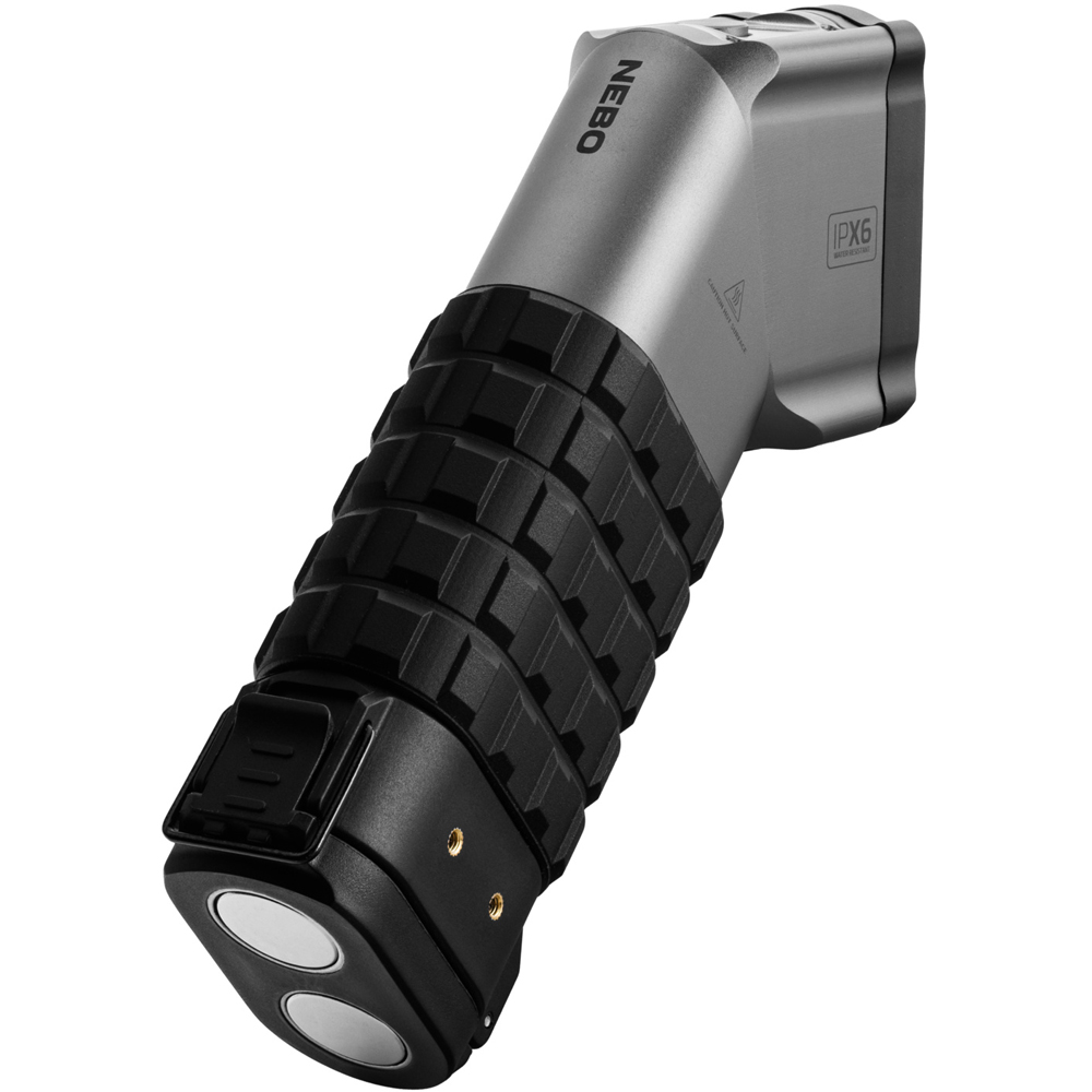 Nebo Paradigm 7500 7500 Lumens Angled-Grip Rechargeable Flashlight with OLED Display Image 2