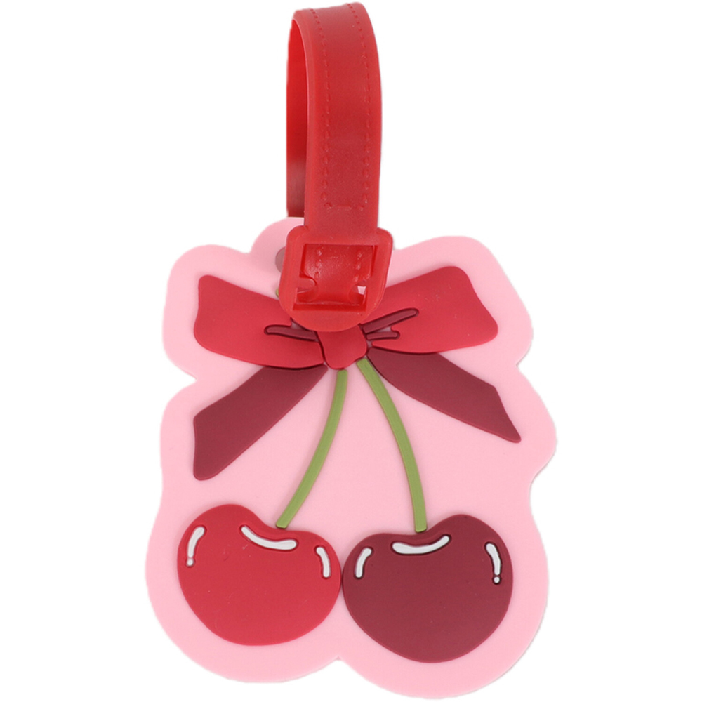 Cherry Travel Pillow Mask and Tag Set Image 3
