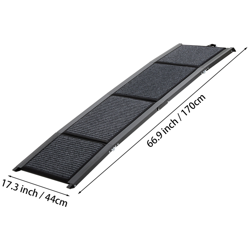 H&O Direct Foldable Metal Outdoor Dog Ramp 170 x 44cm Image 5