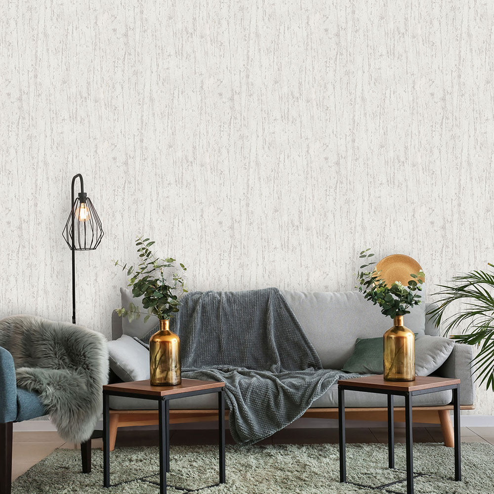 Erismann Textured Shimmer Metallic Vinyl Beige Wallpaper Image 3