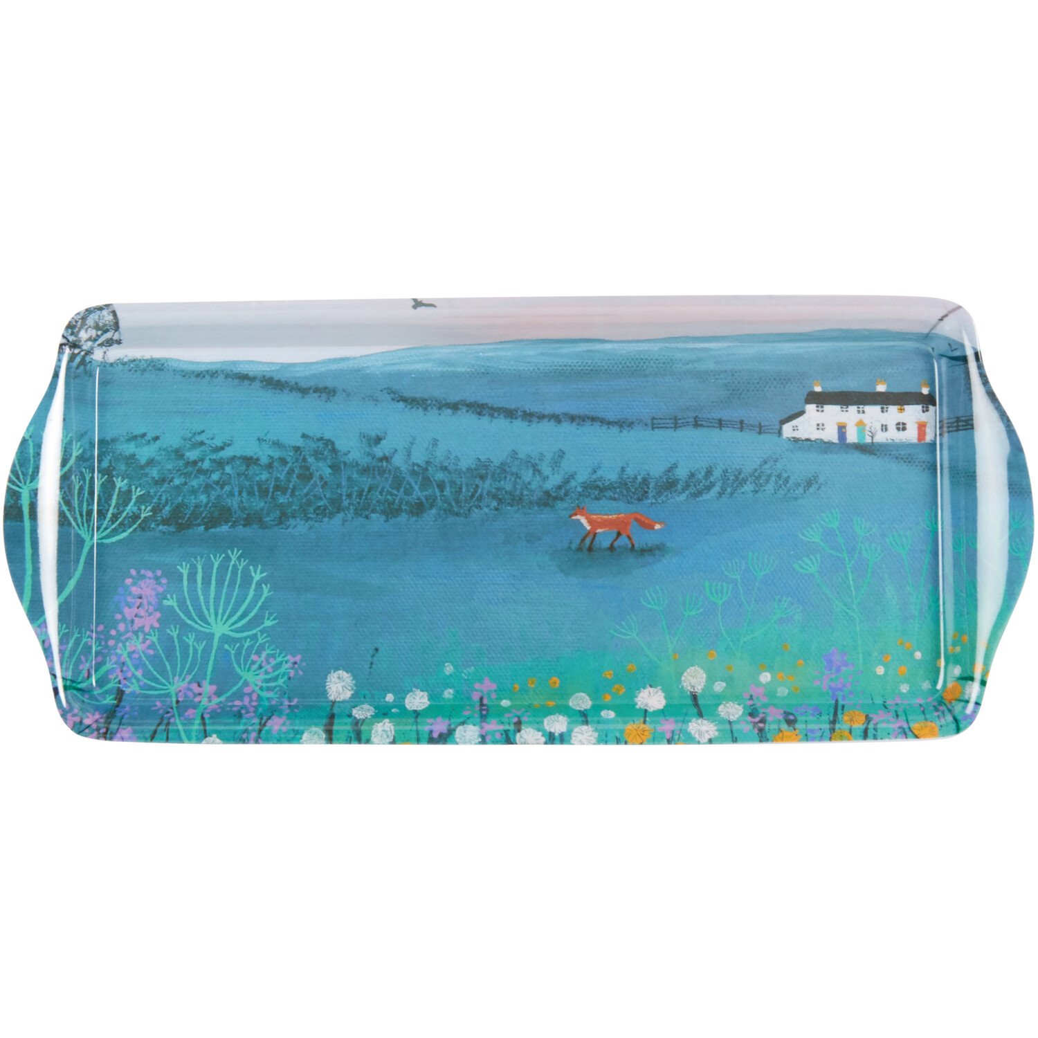 Dusty Meadow Tray - Blue / Small Tray Image 1