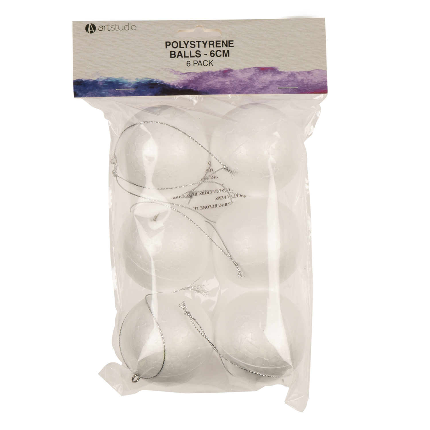 Artstudio 2.8kg Polystyrene Balls 6 Pack Image 2