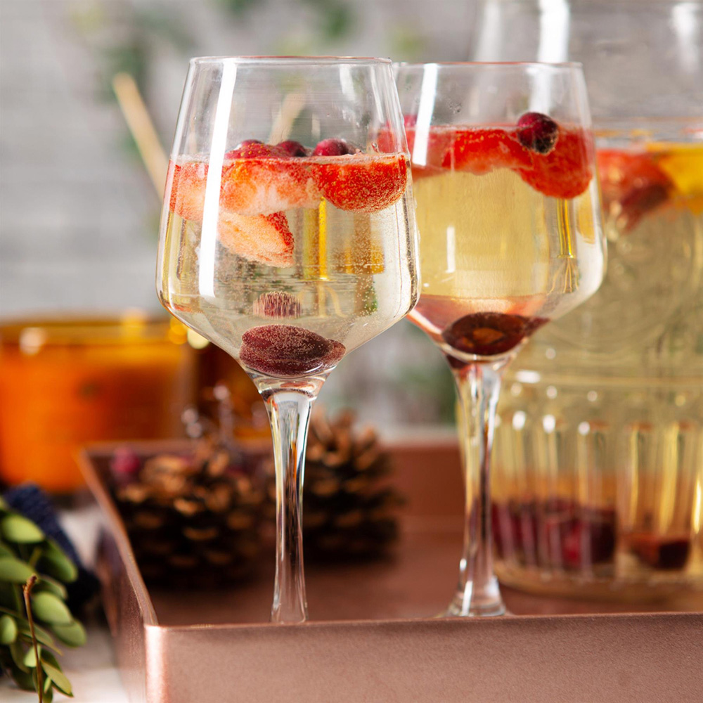 LAV Lal 12 Piece Clear Wine Glass Set Image 3