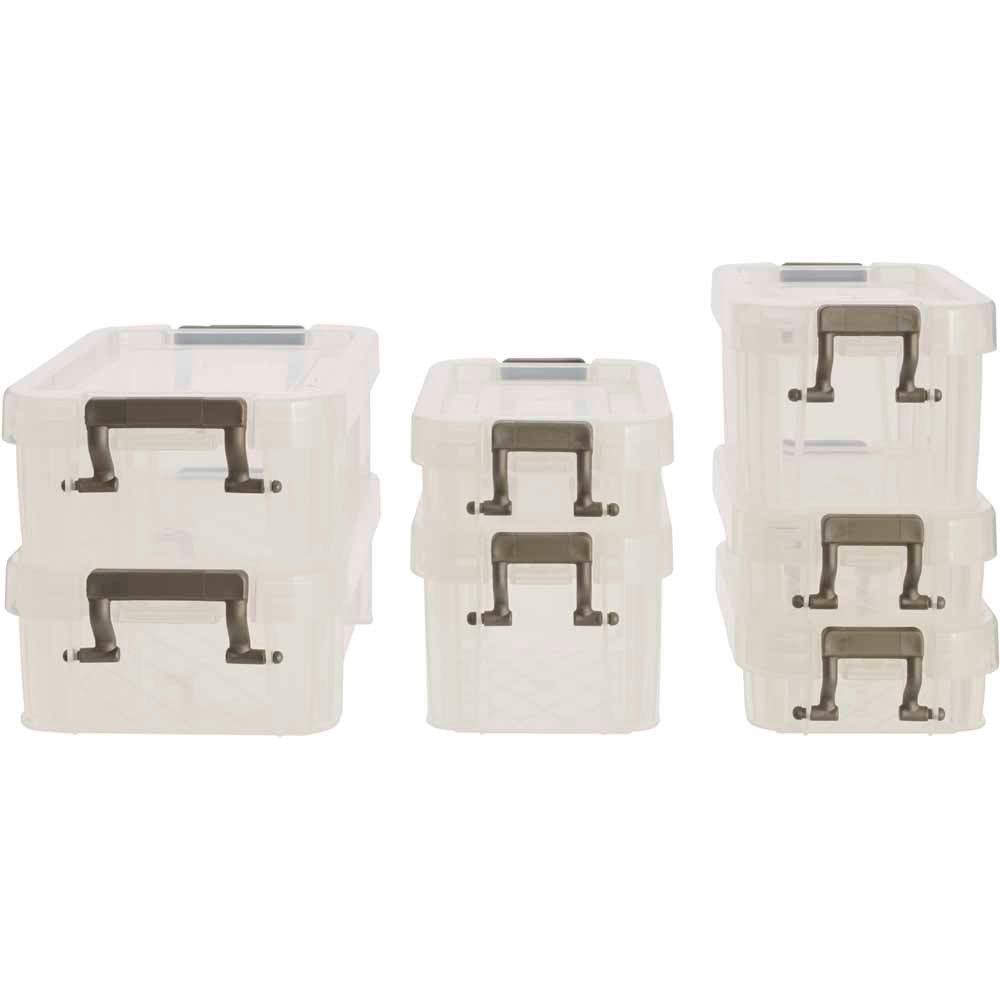 Wilko Assorted Storage Boxes Pack of 7 Image 2