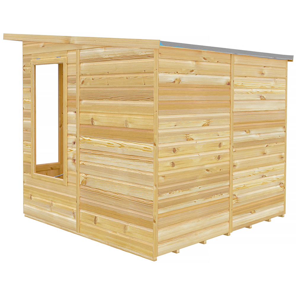 Shire Parham 7 x 7ft Shiplap Pent Garden Summerhouse Image 3