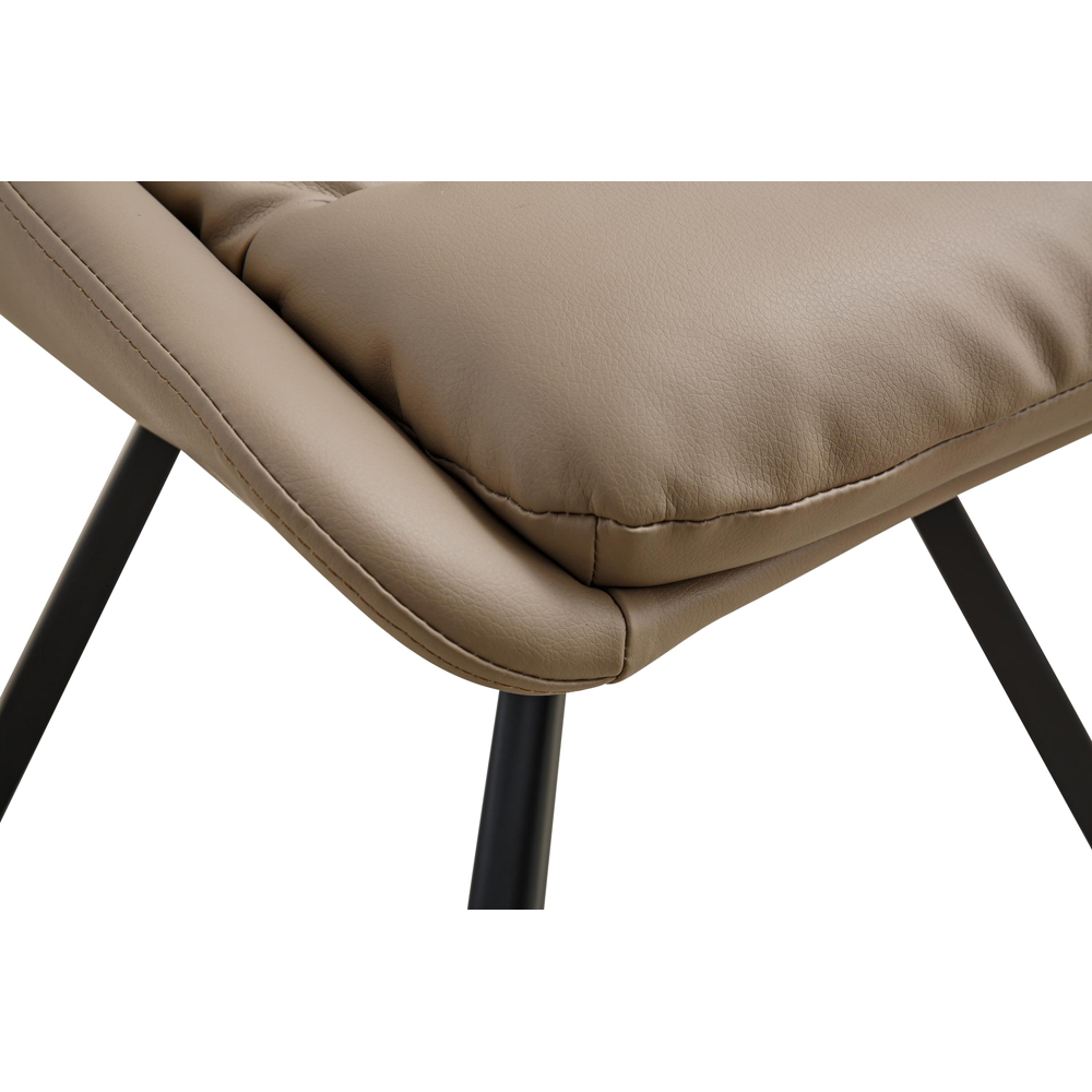 Portland Monza Mink Swivel Dining Chair Image 7