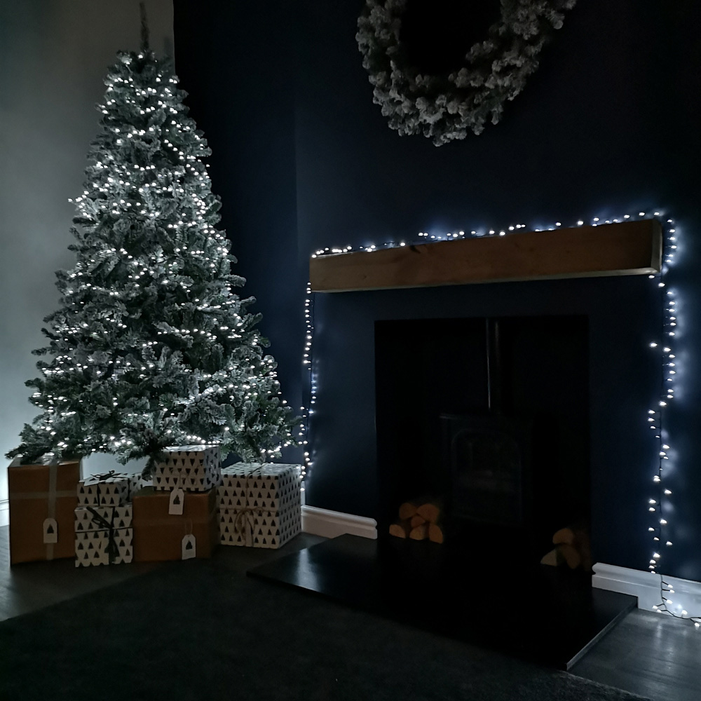 Samuel Alexander White Tree Brights Christmas Lights 125m Image 6