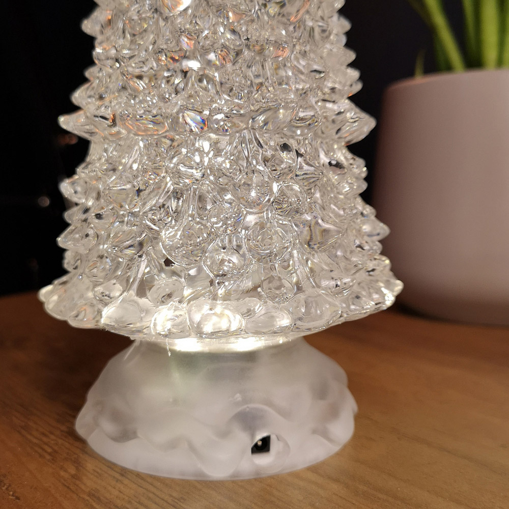 Samuel Alexander Warm White Water Spinner Christmas Tree 30cm Image 5