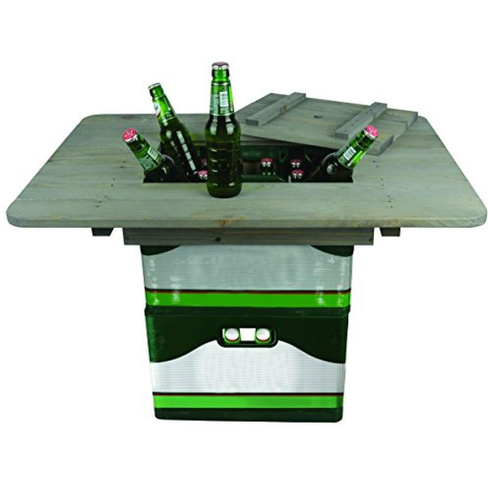 Fallen Fruits Grey Wooden Outdoor Beer Party Table Image 2