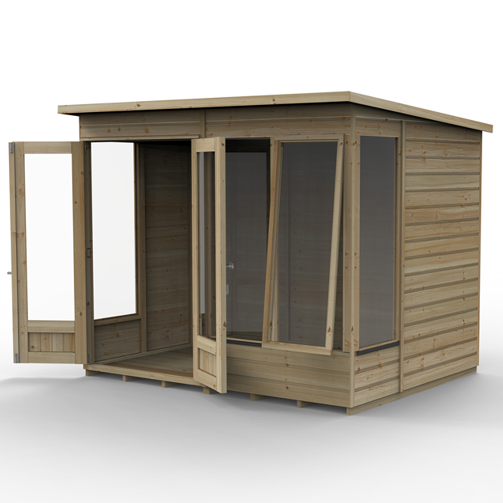Forest Garden Beckwood 7 x 5ft 2 Opening Pent Summerhouse Image 3