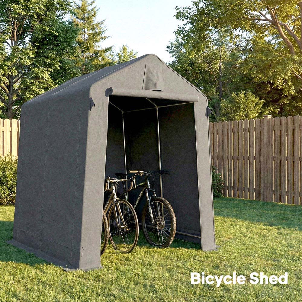Outsunny  7.5 x 6.2ft  Portable Storage Shed Image 6