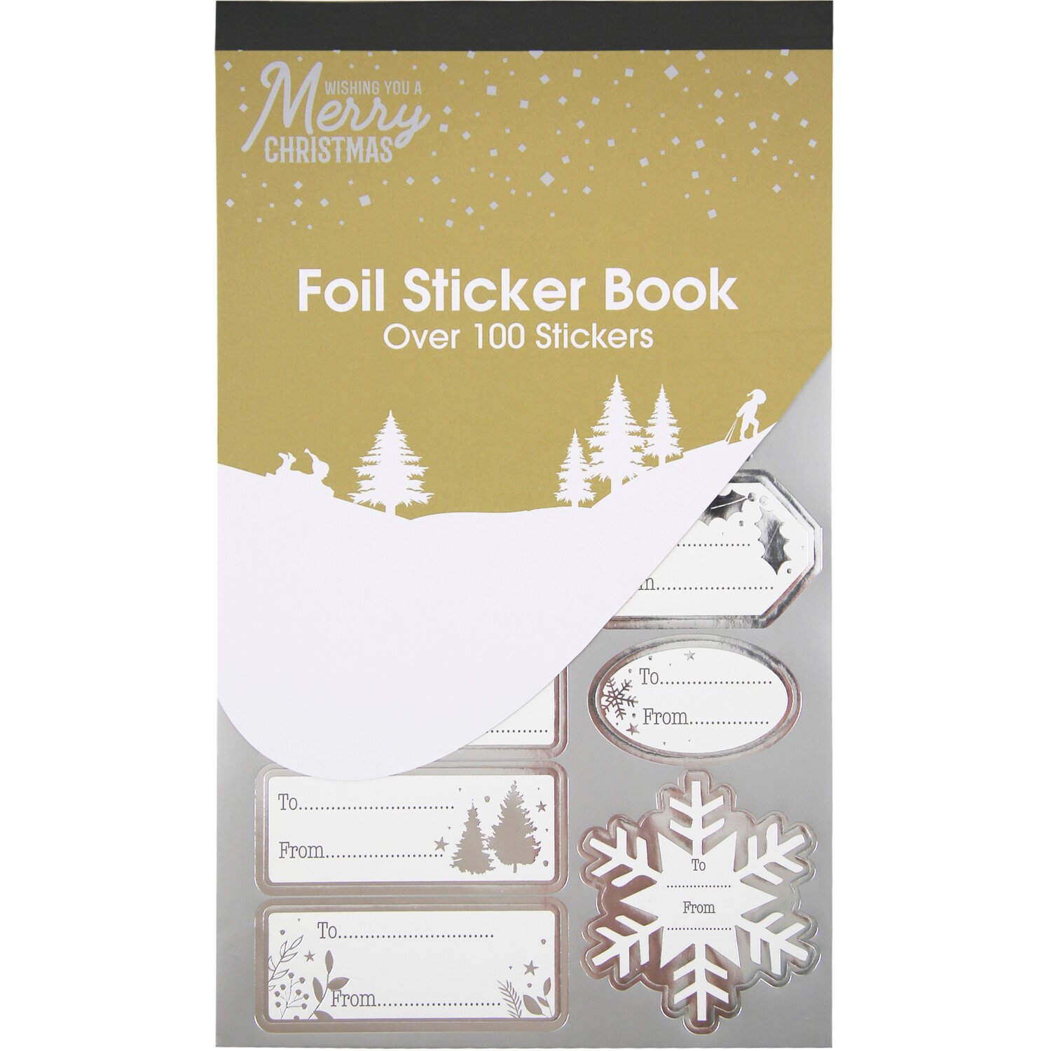 Foil Sticker Book with 100 Stickers Image