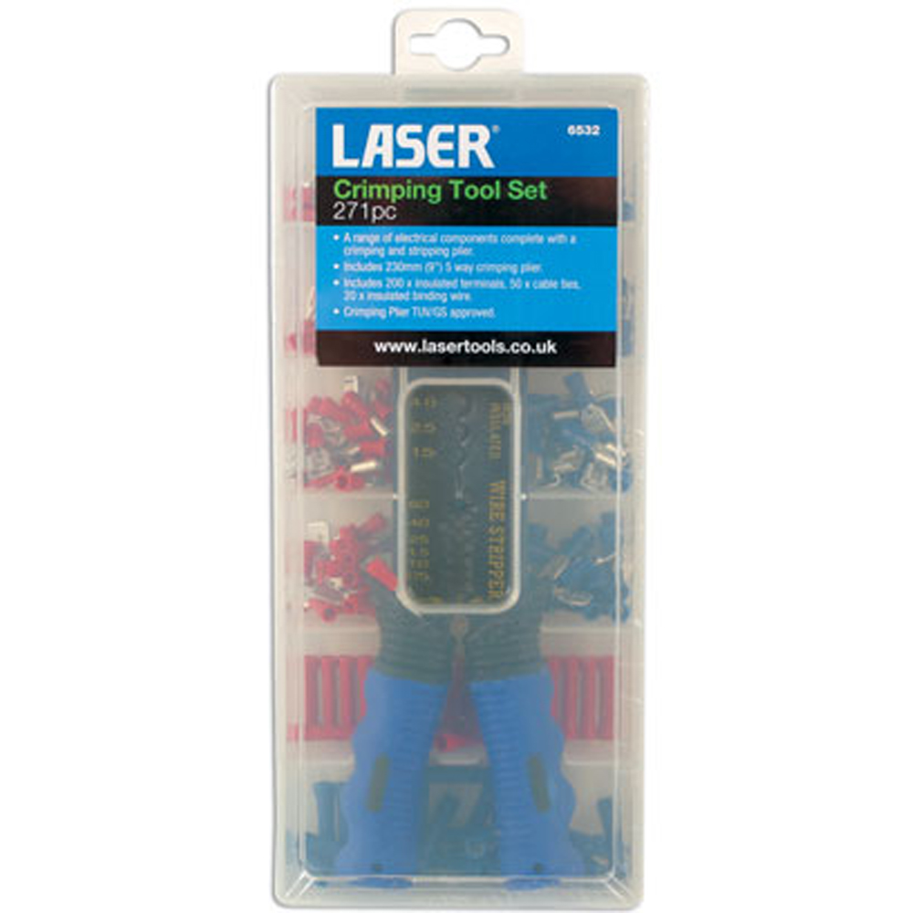 Laser 271 Piece Automotive Insulated Terminal Crimping Tool Set with Case Image 5
