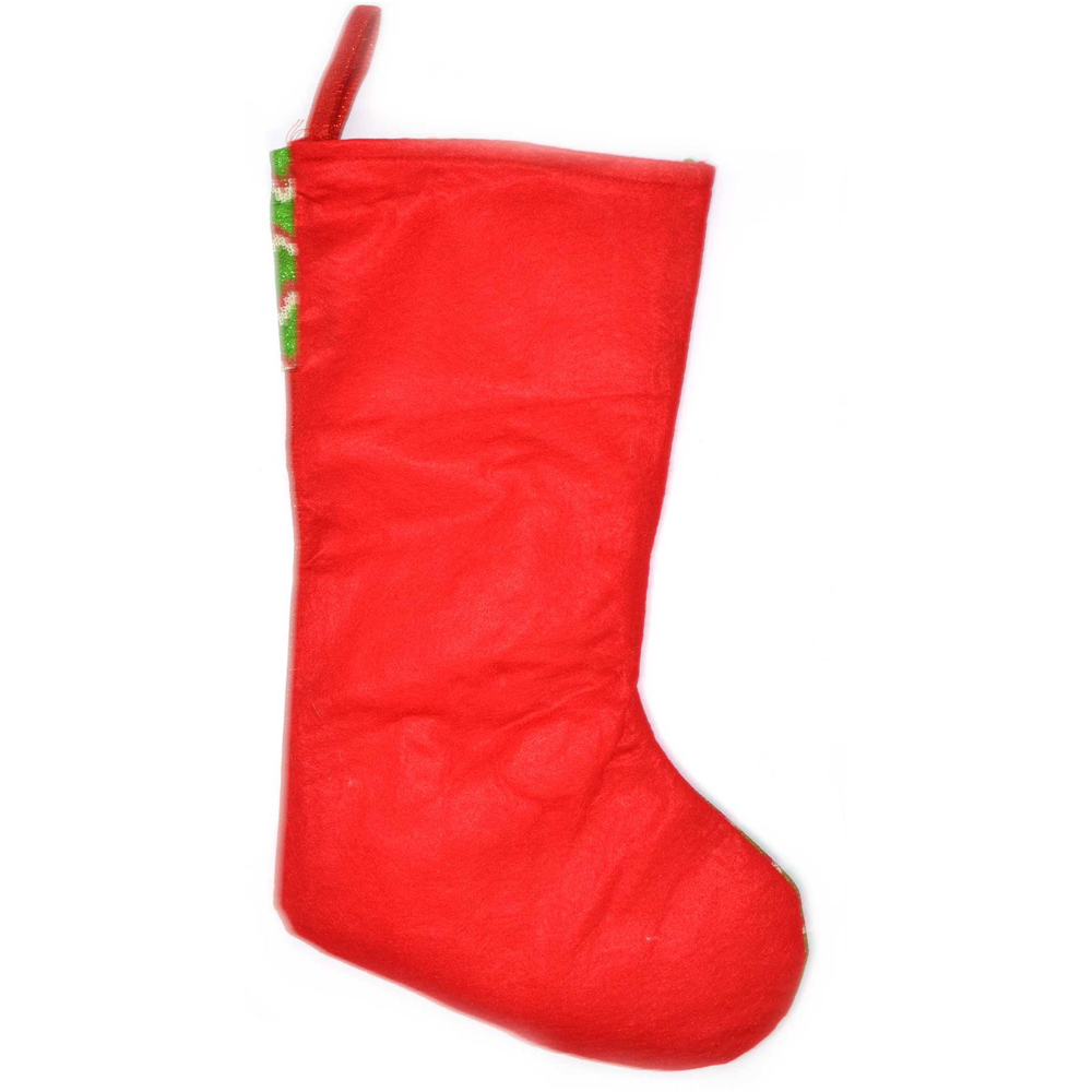 Shatchi Traditional Santa Stocking Sock Image 2