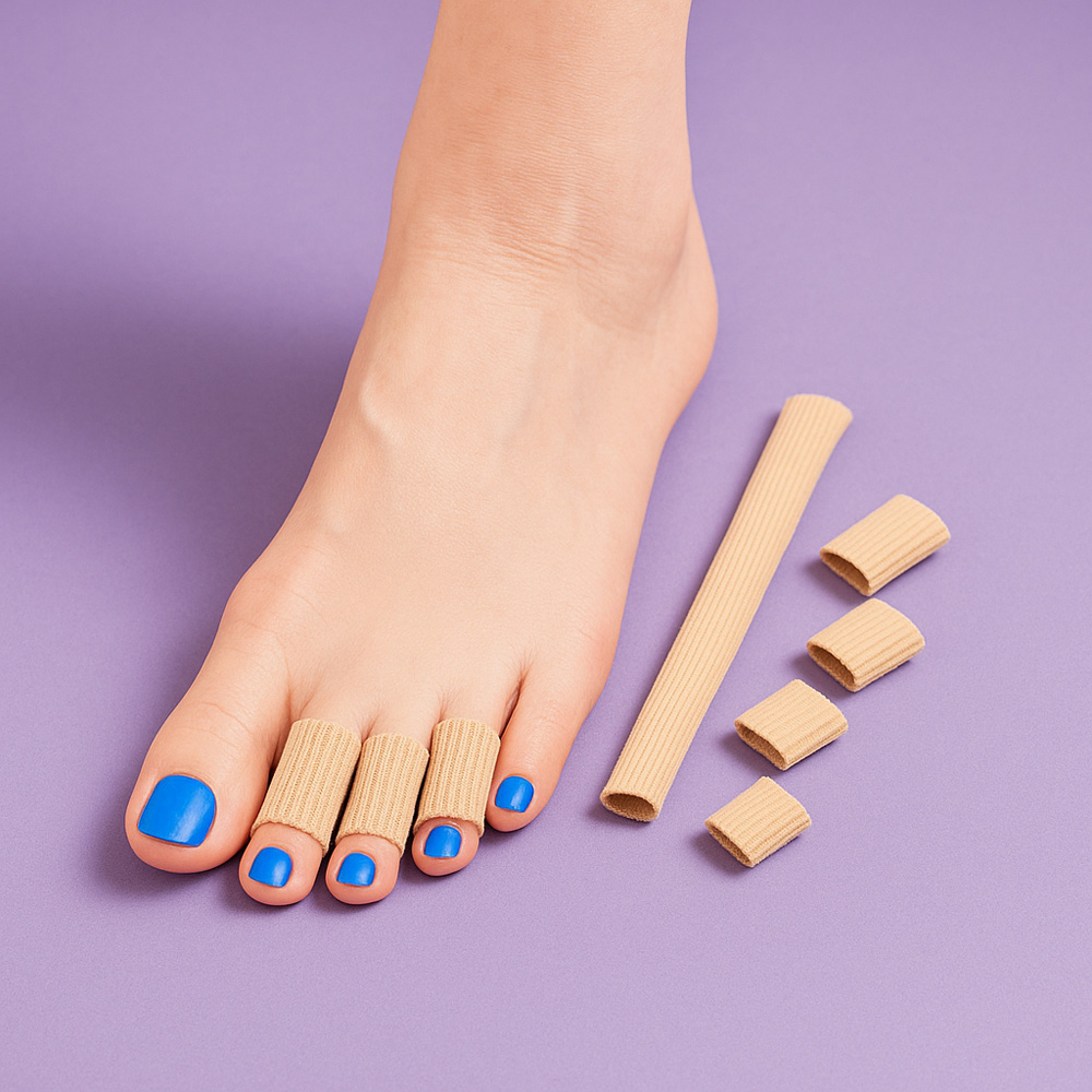 Avilo Gel-Lined Toe Tube Sleeves Image 4
