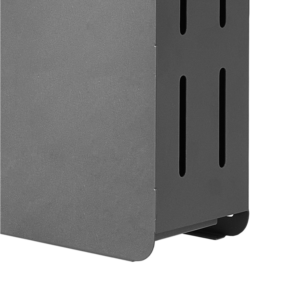 Living and Home Grey Wall-Mounted Kitchen Knife Storage Rack | Wilko