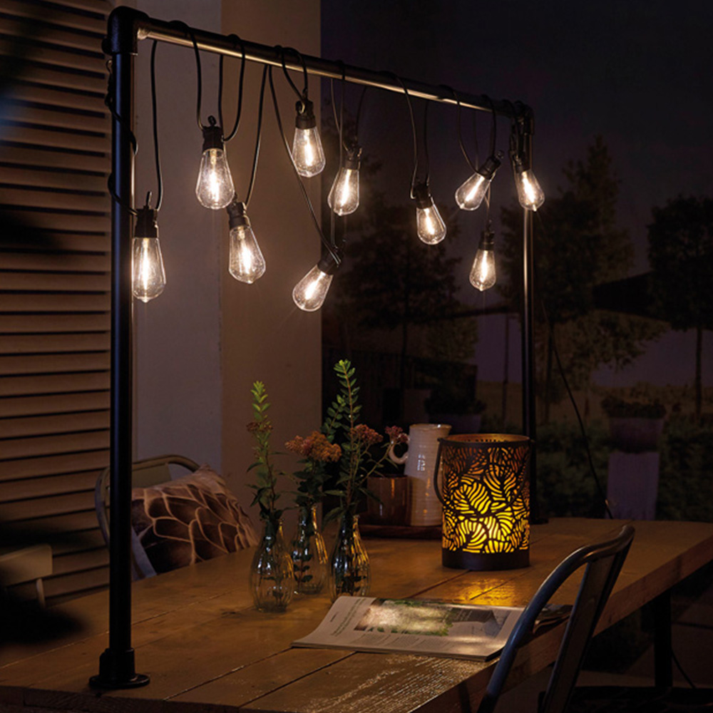 Luxform Solar Powered Vogue Flame Table Light Image 4