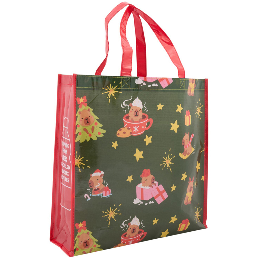 Capy Christmas Shopper Bag Image 3