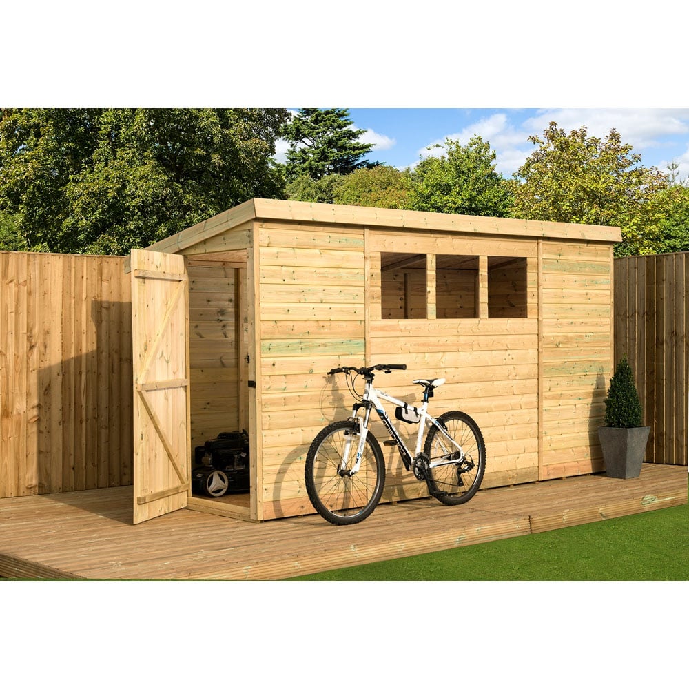 Empire Sheds 2500 14 x 5ft Tongue and Groove Pent Garden Shed Image 5