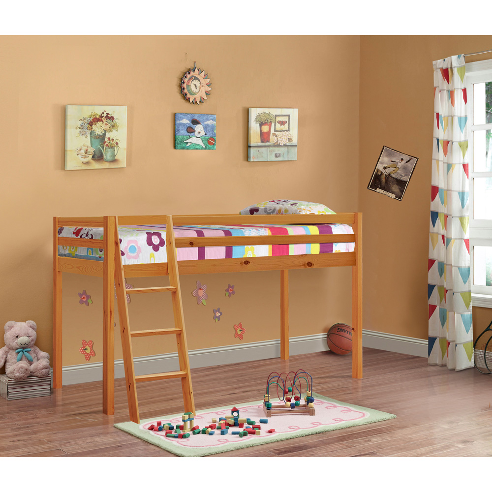 Brooklyn Single Caramel Mid Sleeper Bed Image 3