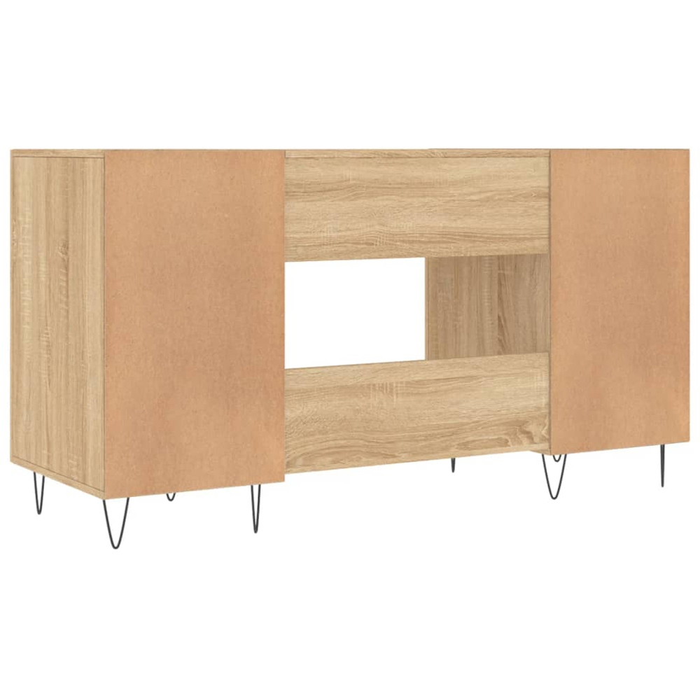 vidaXL 2 Door Computer Desk Sonoma Oak Image 7