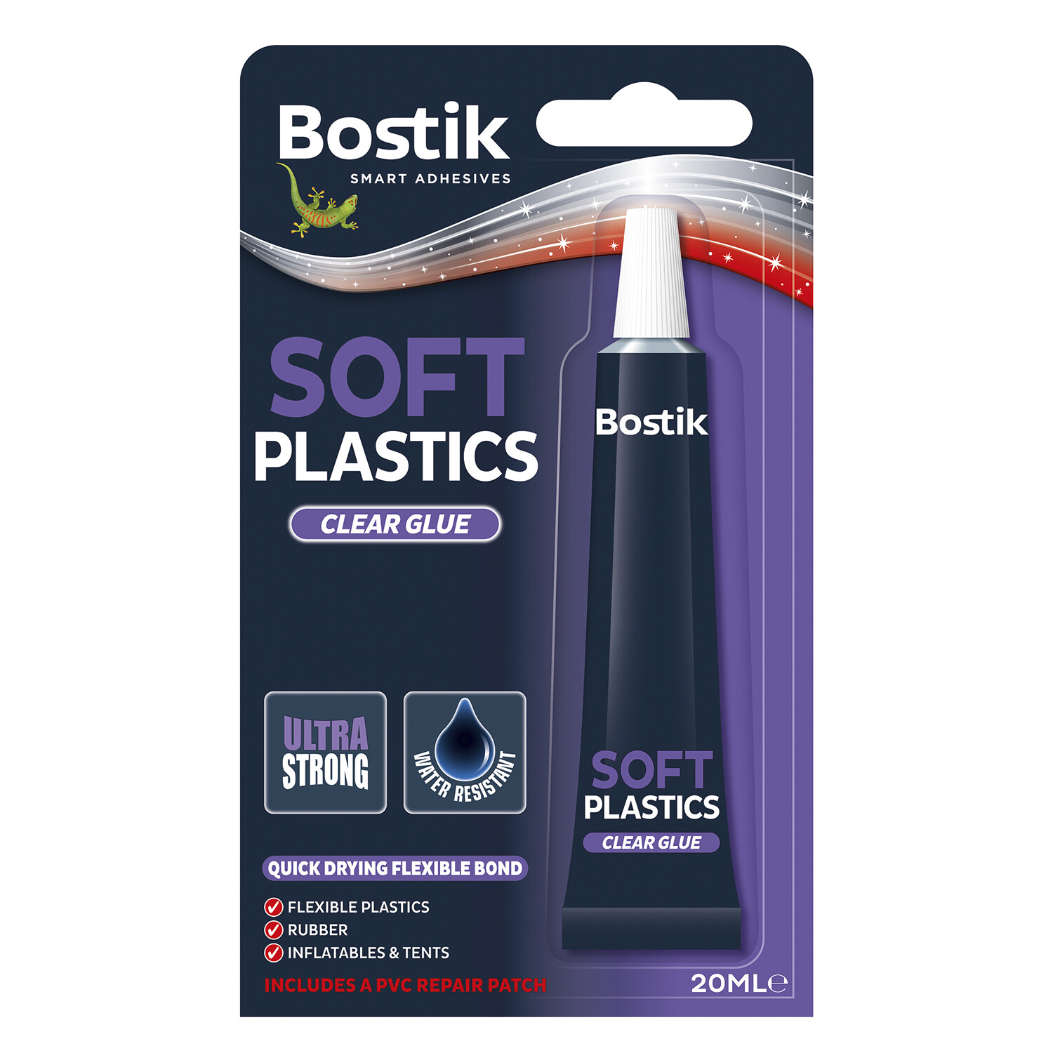 Bostik Soft Plastics Clear Glue 20ml Image