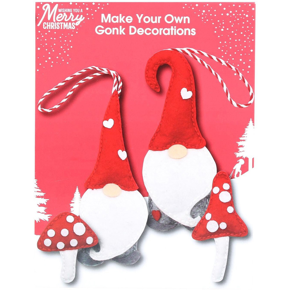 Make Your Own Gonks and Toadstools Decoration Kit Image 1