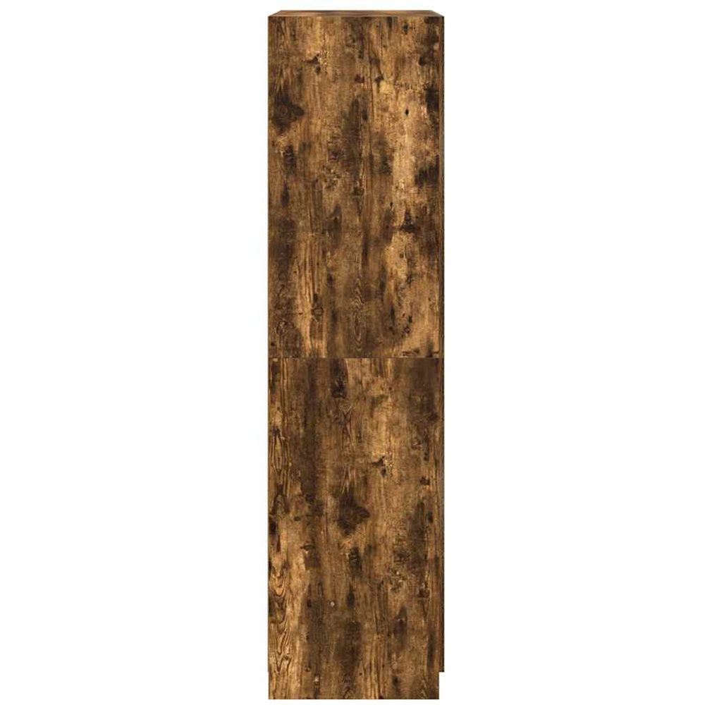 vidaXL 2 Door Oak Engineered Wood Wardrobe Image 7