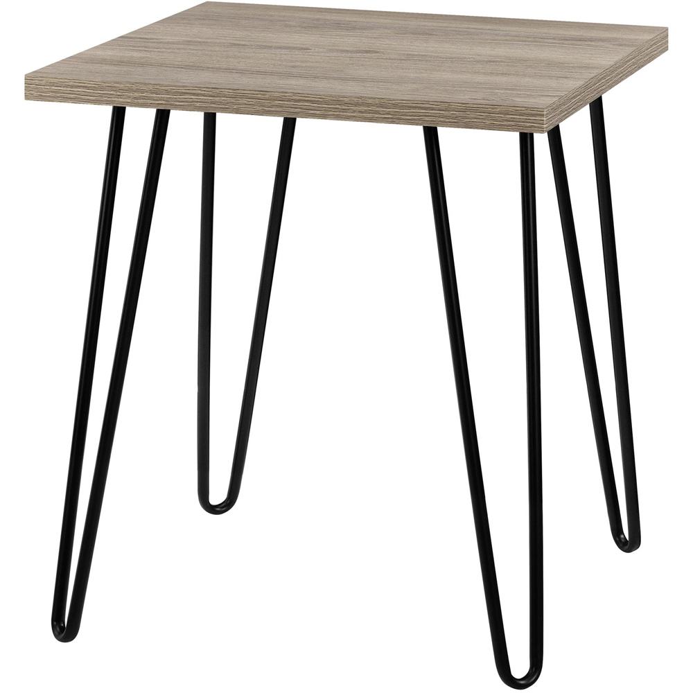 Dorel Owen Rustic Oak Retro End Table Image 4