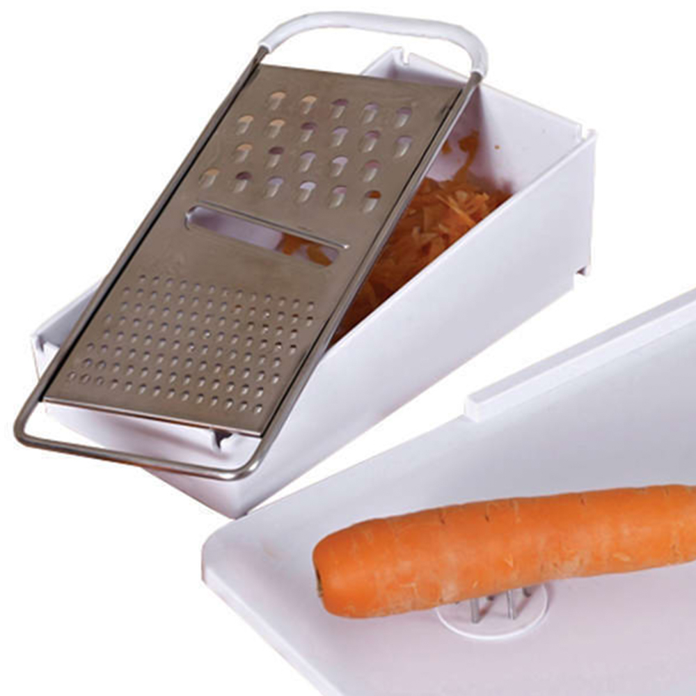 NRS Healthcare Kitchen Spreadboard with Spikes and Grater Image 2