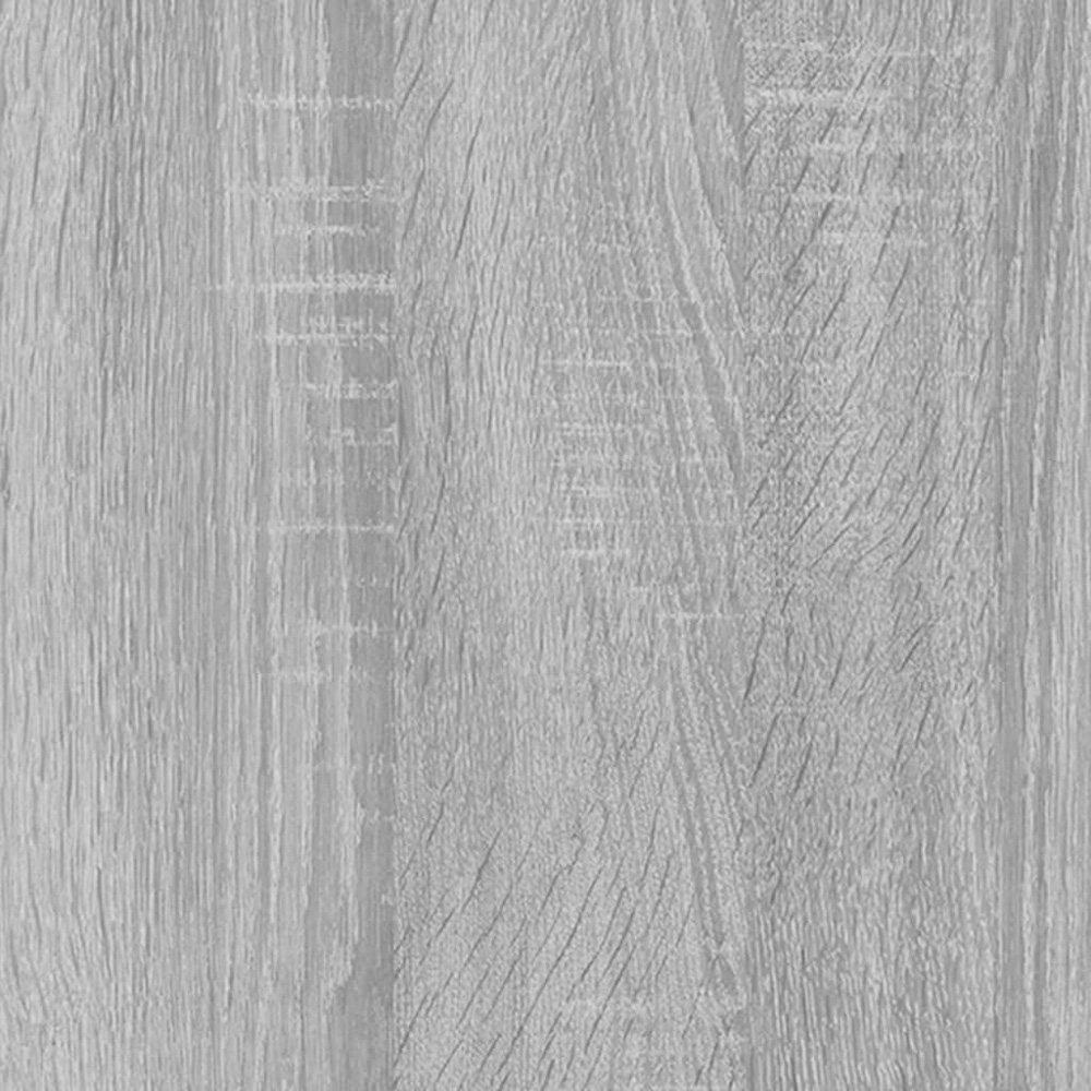 vidaXL 2 Door Grey Sonoma Wall Mounted TV Cabinet Image 8