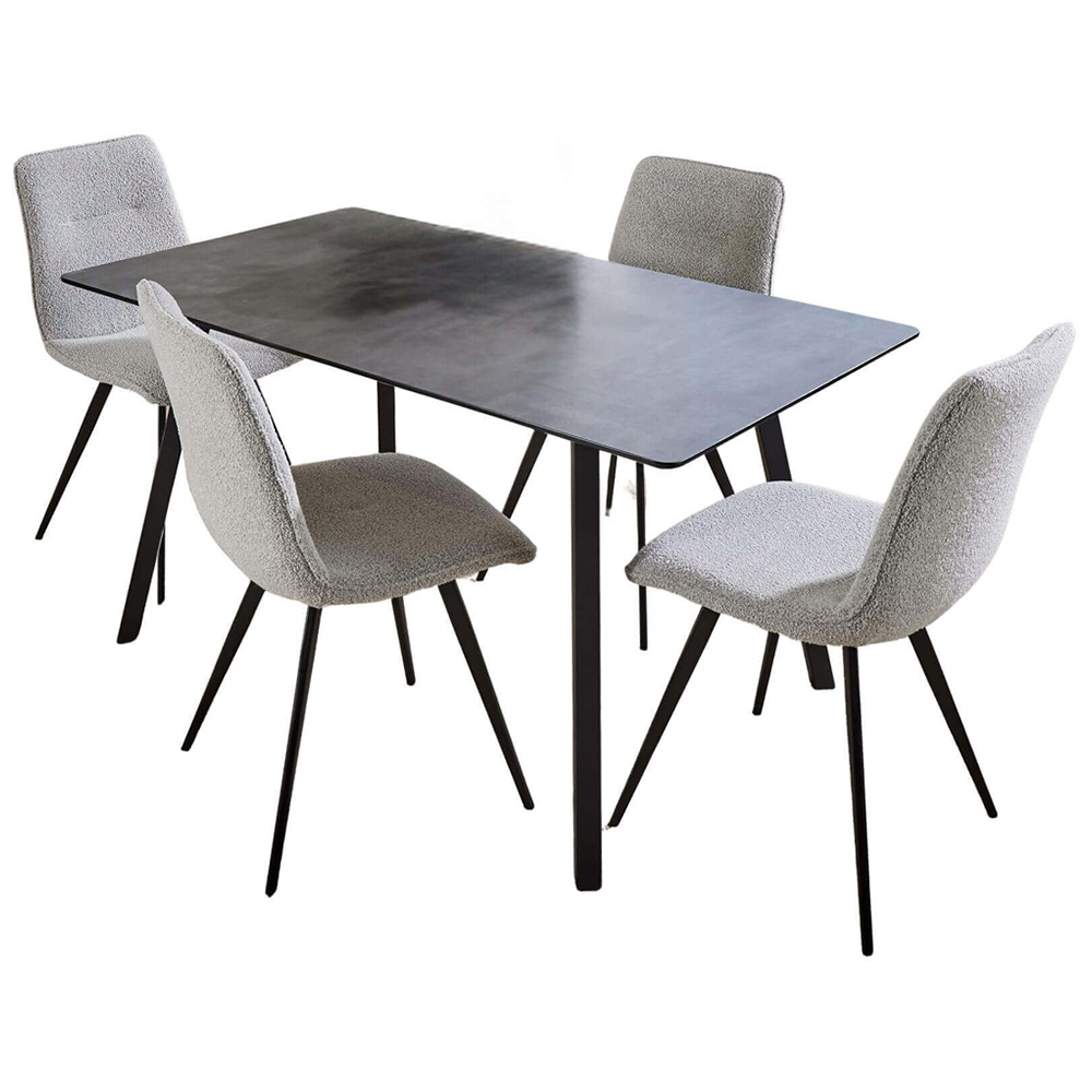 Home Source Wickford Ashford 4 Seater Dining Set Image 2