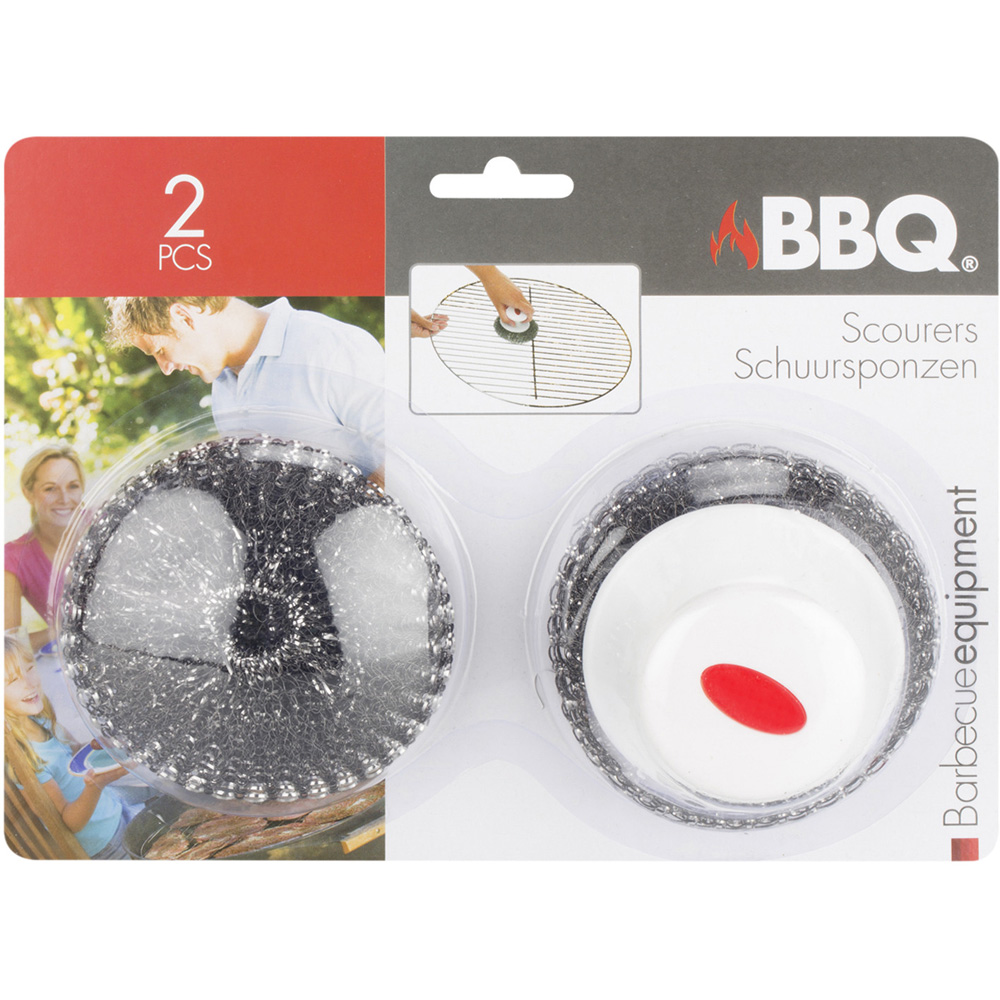 Barbecue Scouring Pad Two Pack Image 2