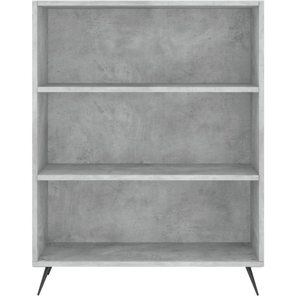 vidaXL 2 Door 3 Shelf Concrete Grey Wide Highboard Image 8