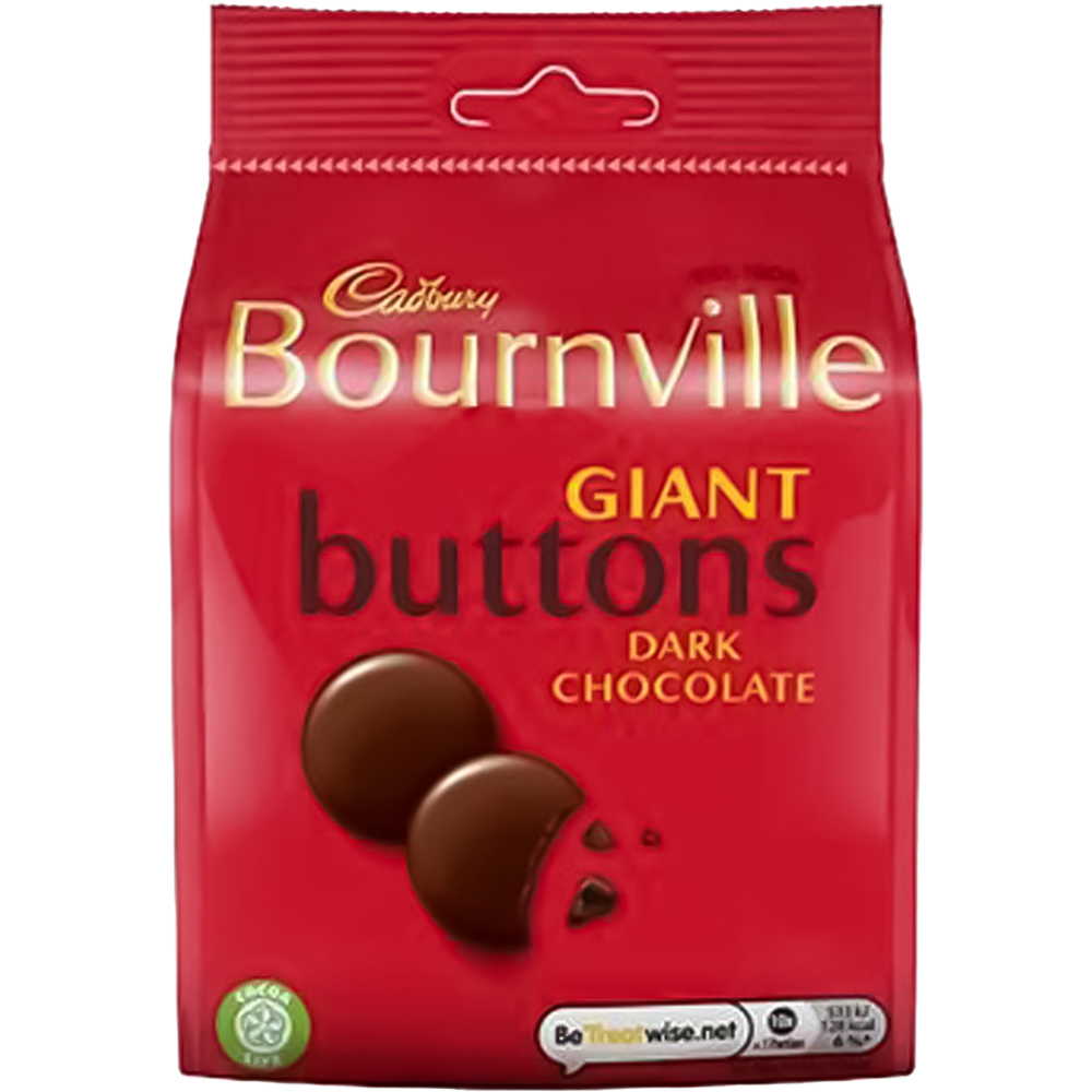 Cadbury Bournville Giant Buttons 110g Image