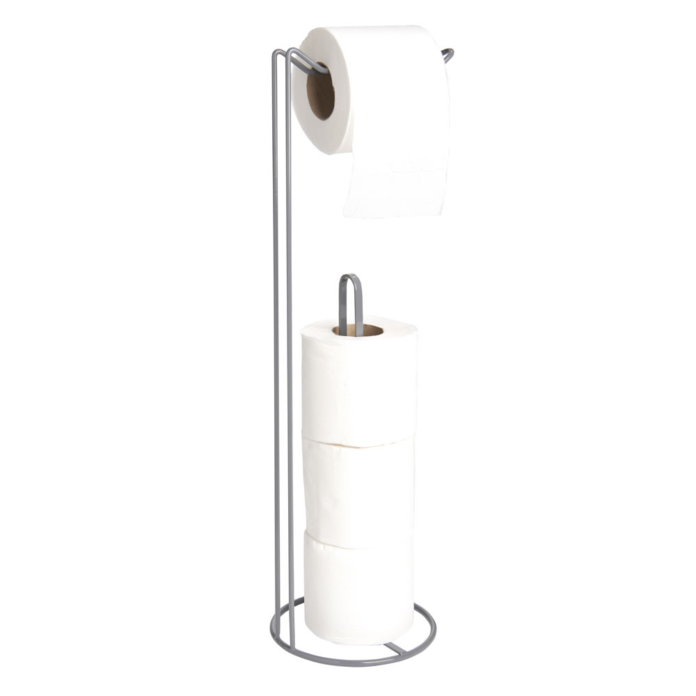 Wilko Grey Toilet Roll Holder Wilko