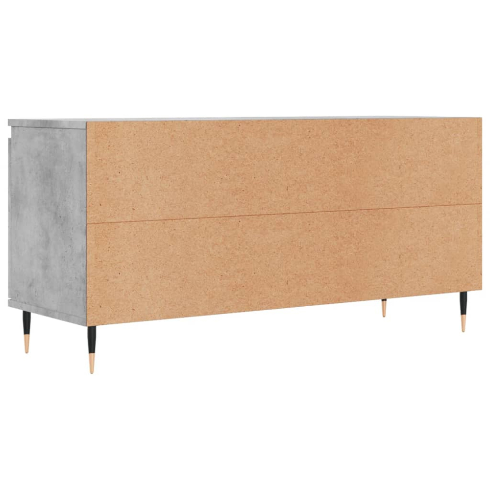 vidaXL 2 Door 2 Shelf Concrete Grey TV Cabinet Image 8