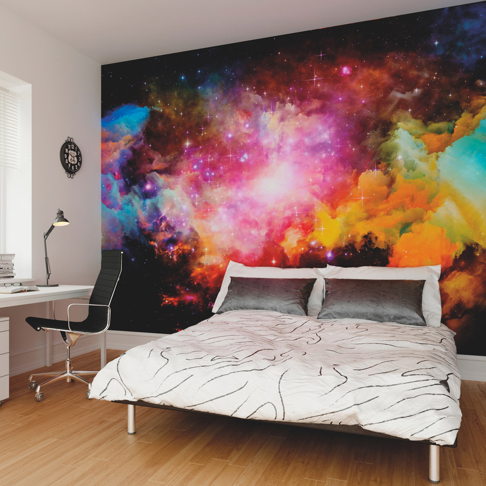 Origin Murals Galaxy Stars Multicolour Wall Mural Image 3
