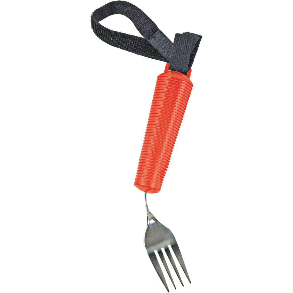 Aidapt Shine 3 Piece Red Bendable Cutlery Set Image 4