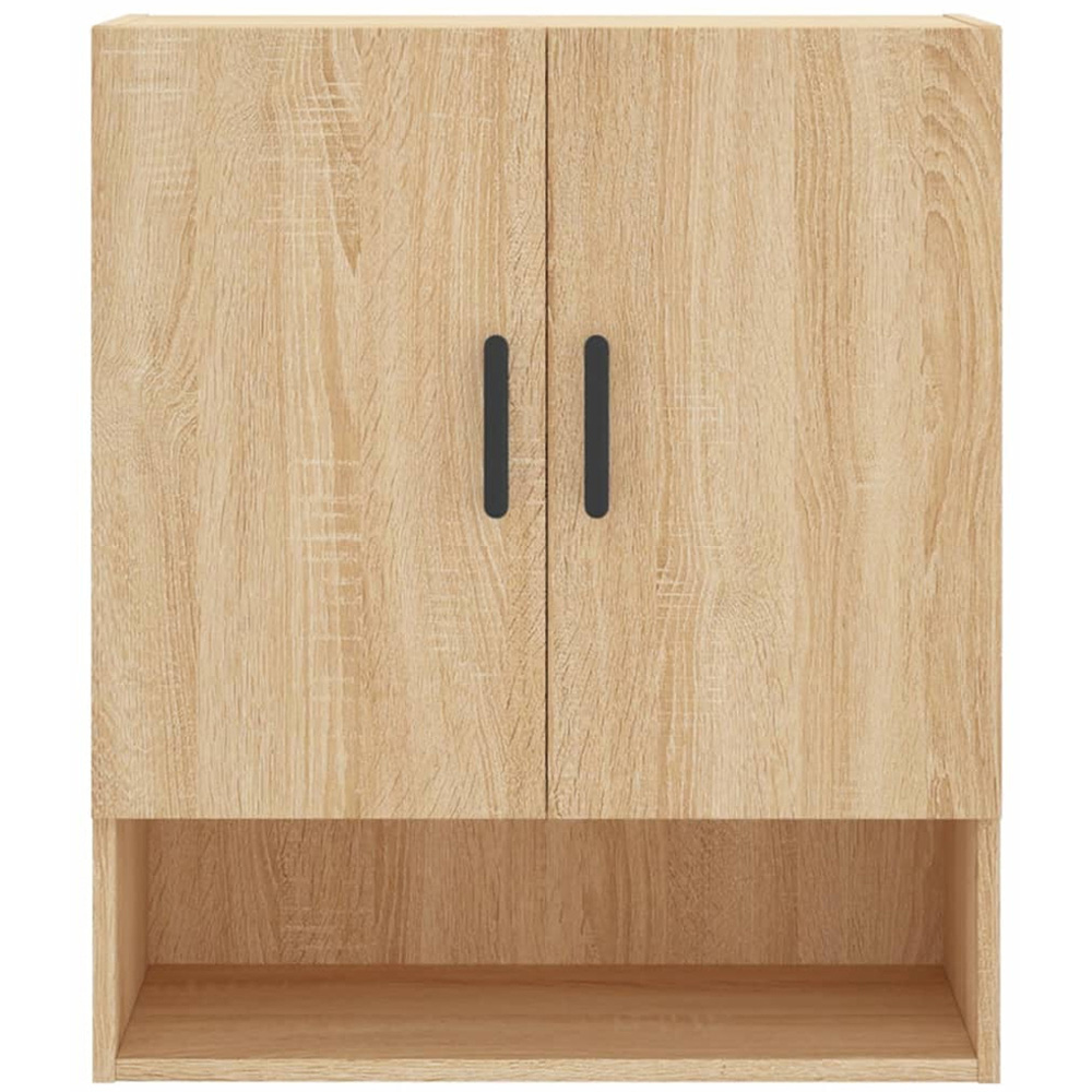 vidaXL 2 Door Single Shelf Sonoma Oak Wall Cabinet Image 5