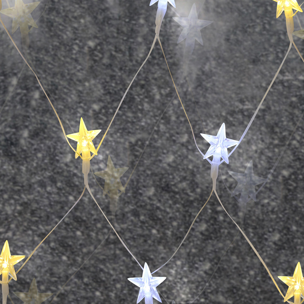 150 LED Star Curtain Net Image 3