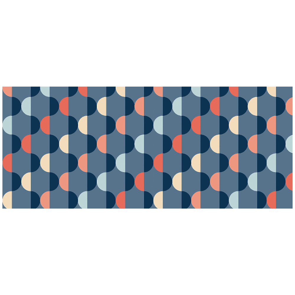 Warren Reed Designer Geometric Pattern Glass Bathroom Splashback 25 x 60cm Image 2