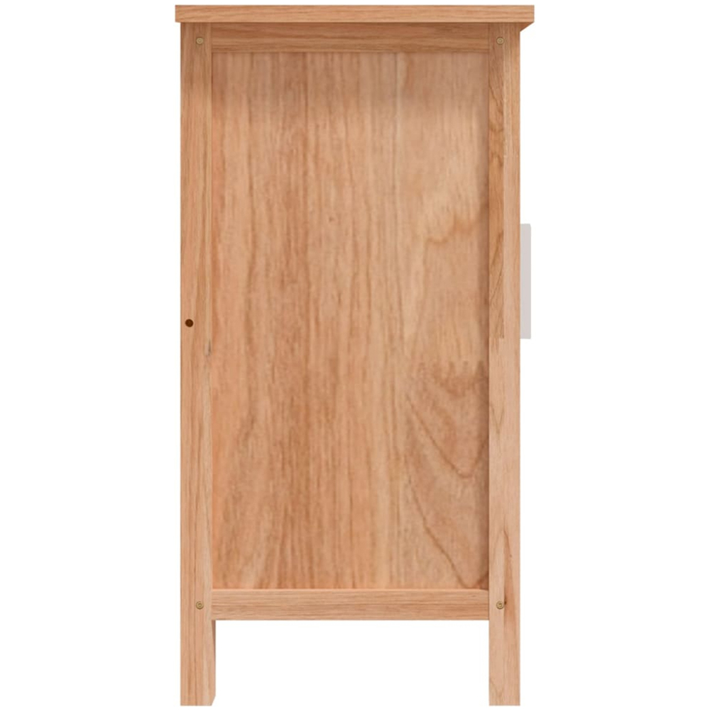 vidaXL 2 Door Solid Wood Walnut Bathroom Sink Cabinet Image 5