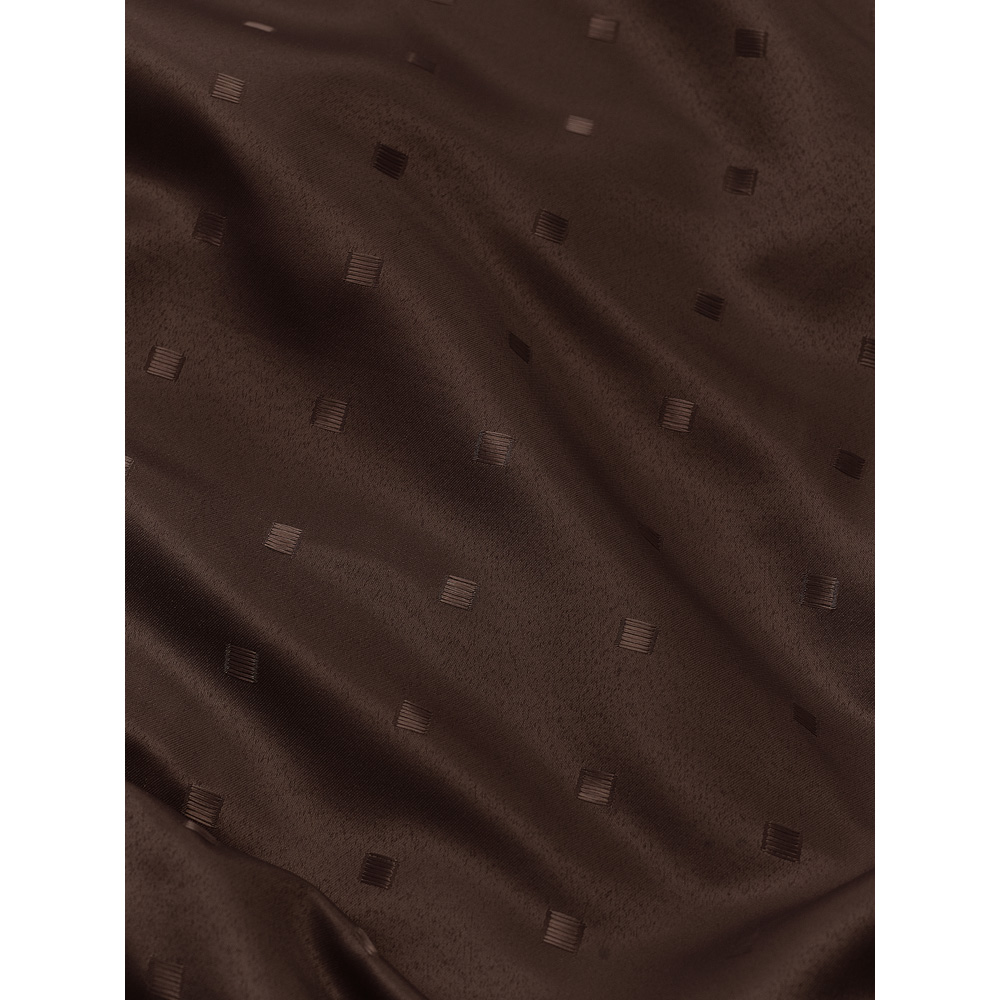 Alan Symonds Madison Chocolate Ring Top Curtain 168 x 137cm Image 7
